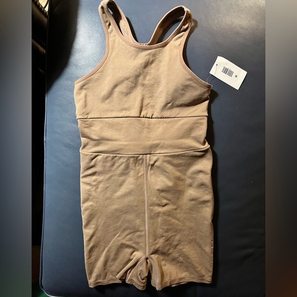 Free People Movement Every Single Time Runsie- Moonrock Tan Taupe Size XS/SM NWT - Picture 7 of 9